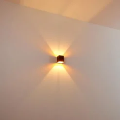 Lampes Dorées-hofstein Applique murale Laforsen Noir doré, 1 lumière