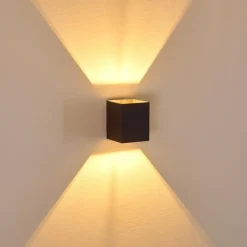 hofstein Applique murale Laforsen Noir, 1 lumière* Appliques