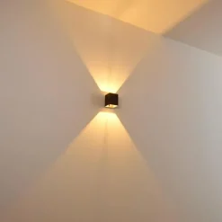 hofstein Applique murale Laforsen Noir, 1 lumière* Appliques