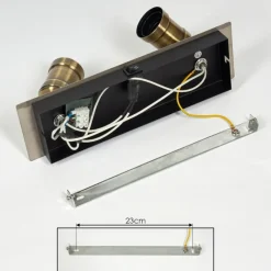 Lampes Dorées-hofstein Applique murale Lagunita Or, 2 lumières