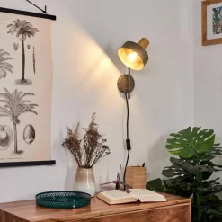 Lampes Industrielles-hofstein Applique murale Lakewood Gris, 1 lumière