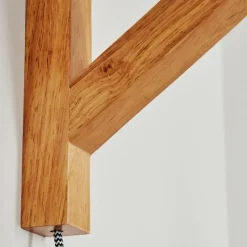 Luminaires Scandinaves-hofstein Applique murale Laveille Écru, Nickel mat, 1 lumière