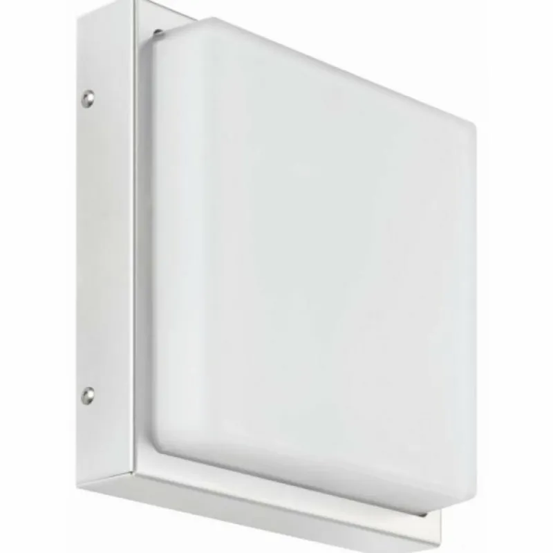 Luminaires LCD Applique murale LCD Esslingen Acier inoxydable, 2 lumières