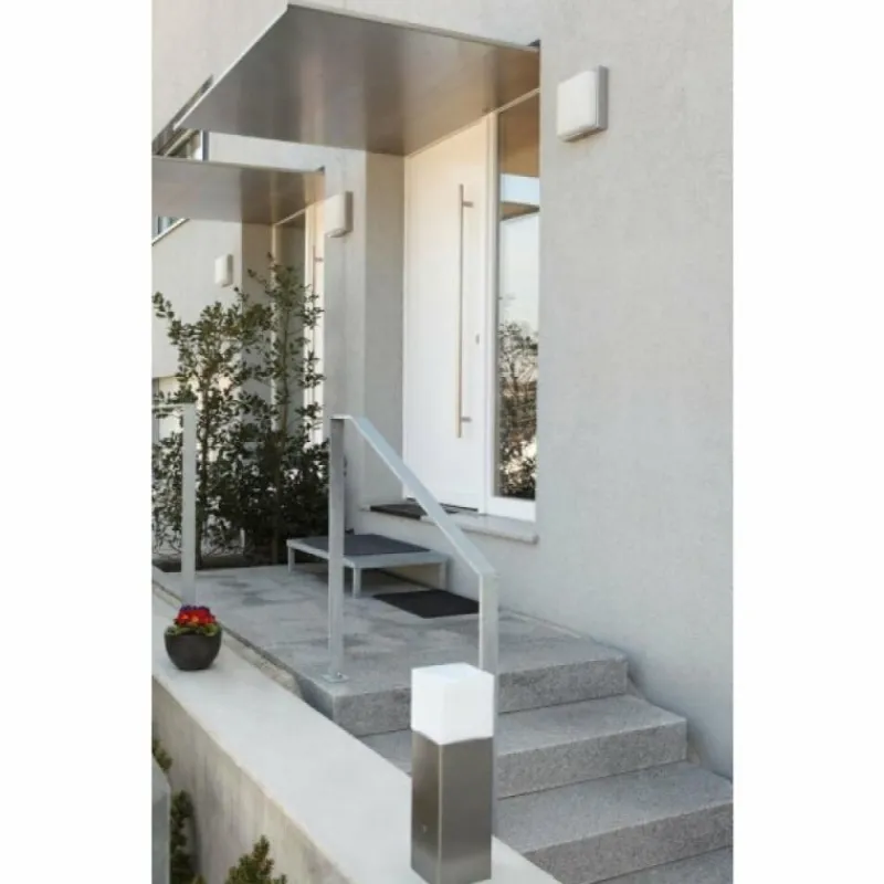 Luminaires LCD Applique murale LCD Esslingen Acier inoxydable, 2 lumières