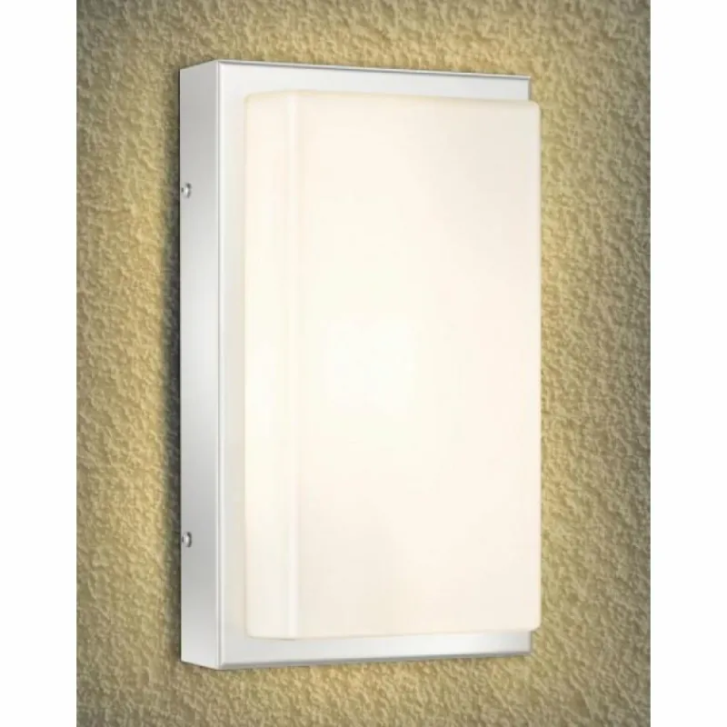 Luminaires LCD Applique murale LCD Falkensee Acier inoxydable, 1 lumière