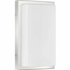 Luminaires LCD Applique murale LCD Falkensee Acier inoxydable, 1 lumière
