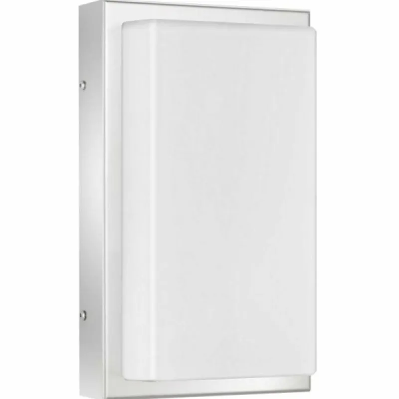 Luminaires LCD Applique murale LCD Falkensee LED Acier inoxydable, 1 lumière