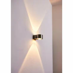 Luminaires LCD Applique murale LCD Fehmarn Acier inoxydable, 1 lumière