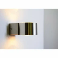 Luminaires LCD Applique murale LCD Fehmarn Acier inoxydable, 1 lumière