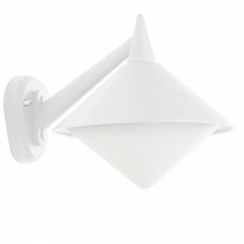 Luminaires Rustiques-Luminaires LCD Applique murale LCD Lengenfeld Blanc, 1 lumière