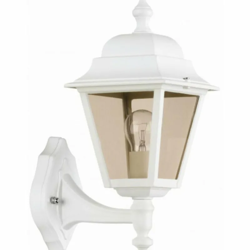 Luminaires Rustiques-Luminaires LCD Applique murale LCD Lennestadt Blanc, 1 lumière