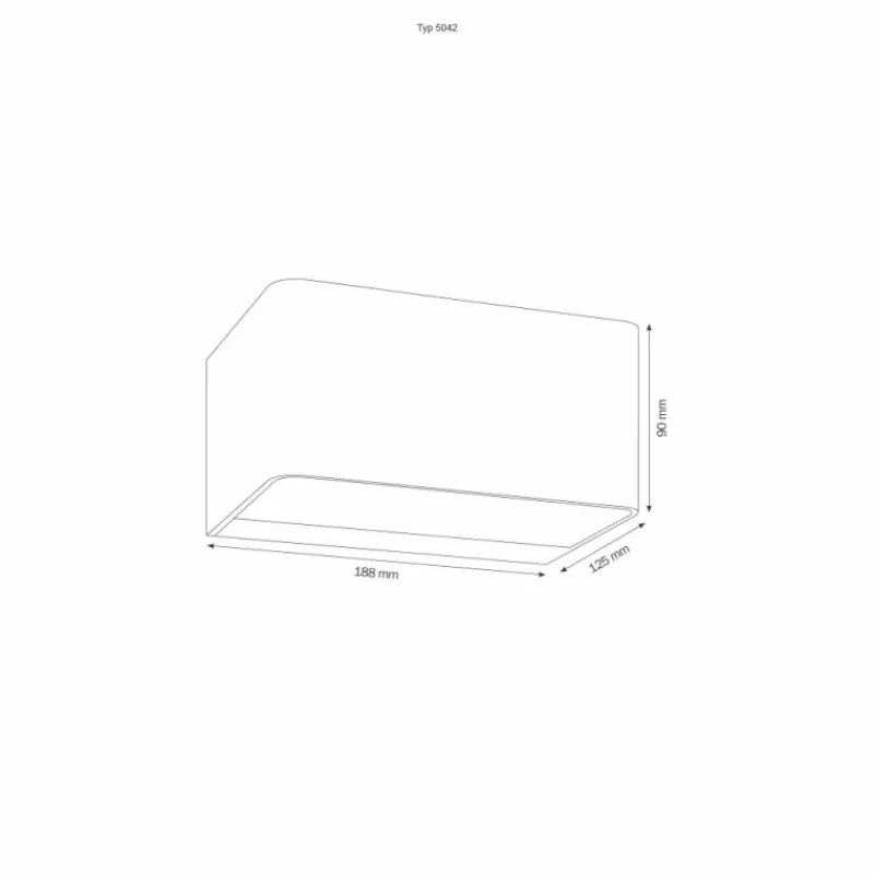 Luminaires LCD Applique murale LCD Typ 5042 LED Gris, 4 lumières