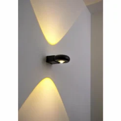 Luminaires Globo Lighting Applique murale LED d'extérieur Globo RINAH Gris, 2 lumières