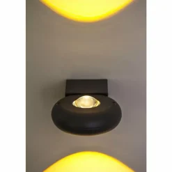 Luminaires Globo Lighting Applique murale LED d'extérieur Globo RINAH Gris, 2 lumières