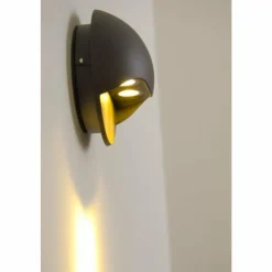 Luminaires Globo Lighting Applique murale LED d'extérieur Globo ELARA Gris, 2 lumières