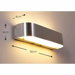 Luminaires Trio Applique murale LED Trio Aluminium, 1 lumière