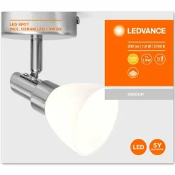 Luminaires Ledvance Applique murale LEDVANCE SPOT Argenté, 1 lumière