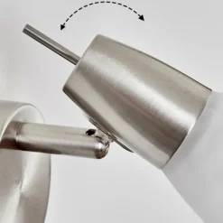 hofstein Applique murale Lejsta LED Nickel mat, 1 lumière