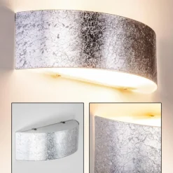 hofstein Applique murale Lesina L Argenté, 2 lumières