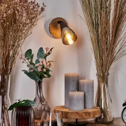 hofstein Applique murale Leteque Écru, Noir, 1 lumière