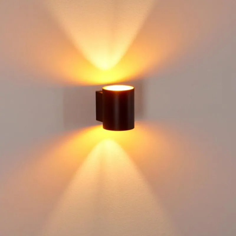 Lampes Dorées-hofstein Applique murale Letsbo Noir doré, 1 lumière