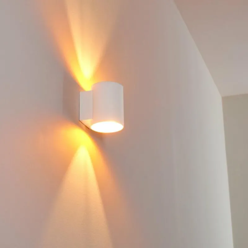 Lampes Dorées-hofstein Applique murale Letsbo Or, Blanc, 1 lumière