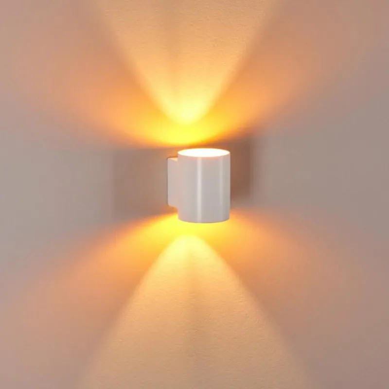 Lampes Dorées-hofstein Applique murale Letsbo Or, Blanc, 1 lumière