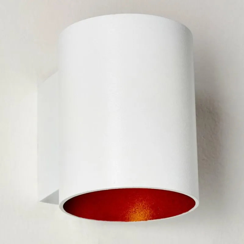 Lampes Dorées-hofstein Applique murale Letsbo Or, Blanc, 1 lumière