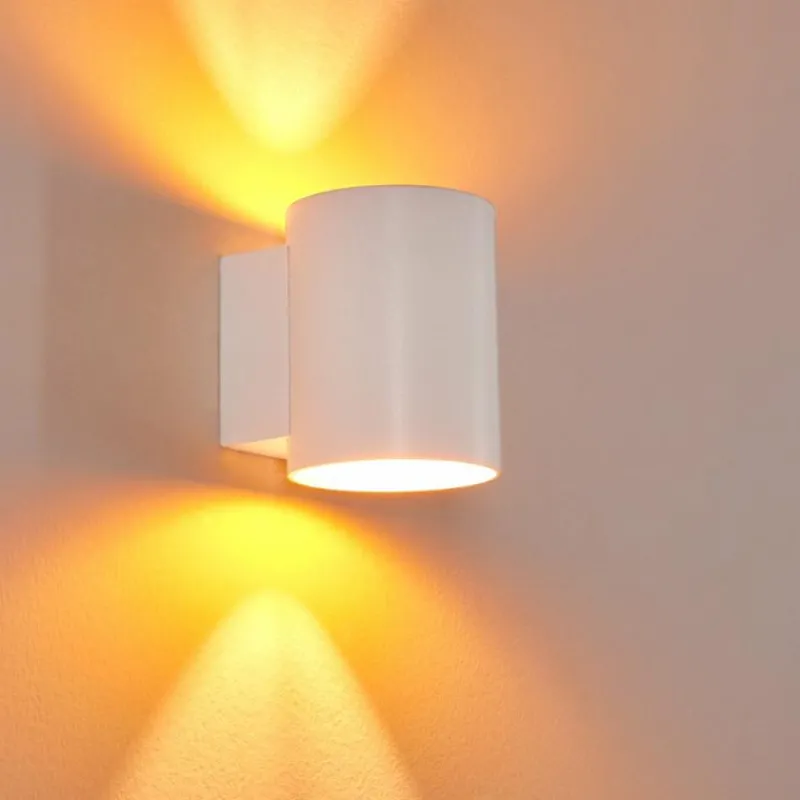 Lampes Dorées-hofstein Applique murale Letsbo Or, Blanc, 1 lumière