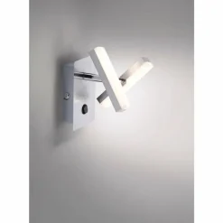 Luminaires Leuchten Direkt Applique murale Leuchten Direkt Rico LED Nickel mat, 2 lumières* Éclairage Led