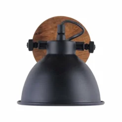 Lampes Industrielles-Luminaires Leuchten Direkt Applique murale Leuchten Direkt Noir, 1 lumière