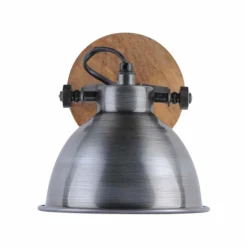 Lampes Industrielles-Luminaires Leuchten Direkt Applique murale Leuchten Direkt Acier brossé, 1 lumière