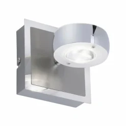 Luminaires Leuchten Direkt Applique murale Leuchten Direkt Ls-OPTI LED Acier inoxydable, 2 lumières, Télécommandes, Changeur de couleurs