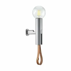 Lampes Industrielles-Luminaires Leuchten Direkt Applique murale Leuchten Direkt TURN ME Acier inoxydable, 1 lumière
