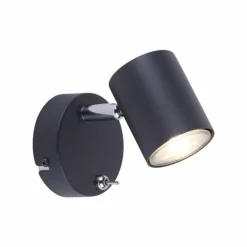 Luminaires Leuchten Direkt Applique murale Leuchten Direkt TARIK LED Noir, 1 lumière* Éclairage Led