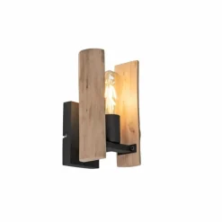 Lampes En Bois-Luminaires Leuchten Direkt Applique murale Leuchten-Direkt LOG Écru, 1 lumière