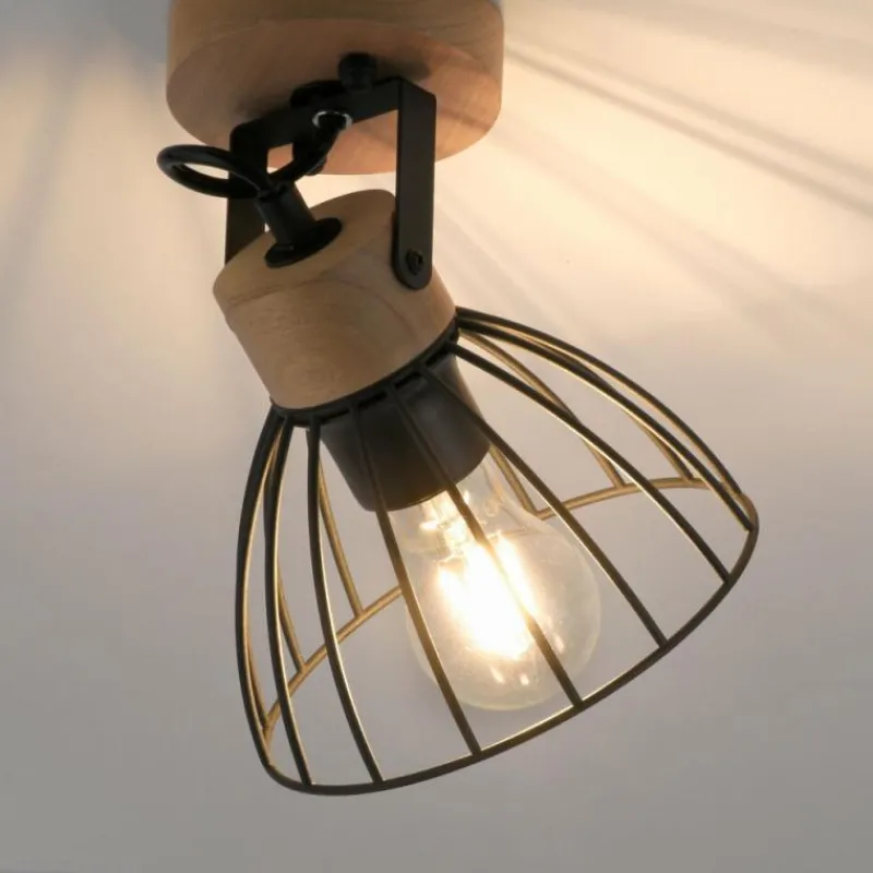 Lampes En Bois-Luminaires Leuchten Direkt Applique murale Leuchten-Direkt LAMI Écru, 1 lumière
