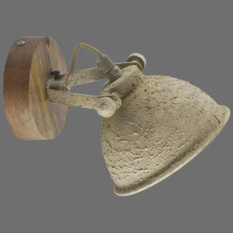 Lampes En Bois-Luminaires Leuchten Direkt Applique murale Leuchten-Direkt SAMIA Bois foncé, 1 lumière