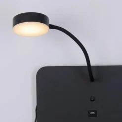 Luminaires Leuchten Direkt Applique murale Leuchten-Direkt BOARD LED Noir, 1 lumière* Éclairage Led