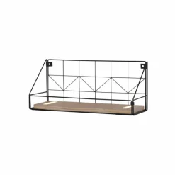 Lampes En Bois-Luminaires Leuchten Direkt Applique murale Leuchten-Direkt BOARD LED Brun, Noir, 1 lumière