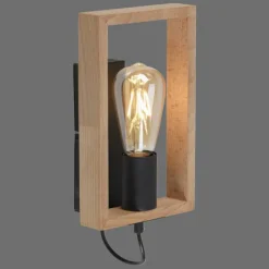 Lampes Vintages & Rétros-Luminaires Leuchten Direkt Applique murale Leuchten-Direkt FRANKY Noir, 1 lumière