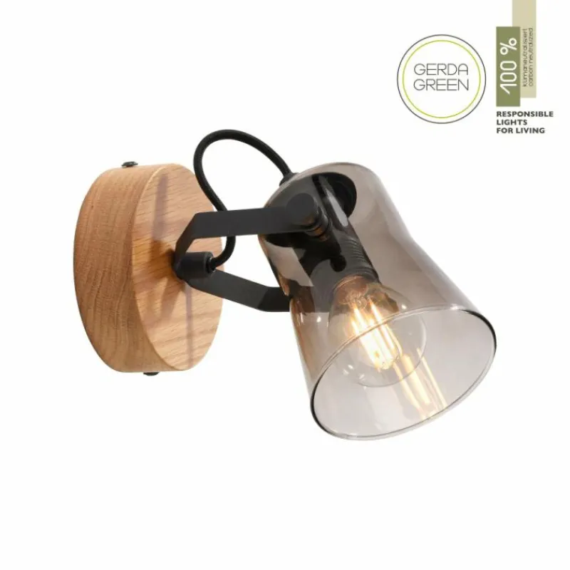 Luminaires Scandinaves-Luminaires Leuchten Direkt Applique murale Leuchten-Direkt GREEN LANGSTRÖM Écru, Noir, 1 lumière