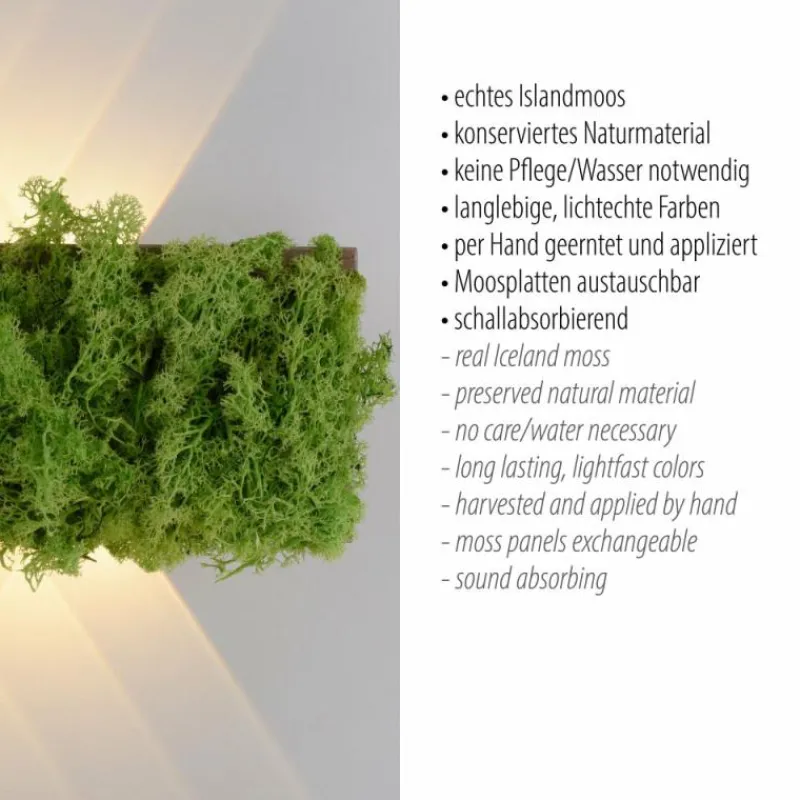 Luminaires Leuchten Direkt Applique murale Leuchten-Direkt GREEN CARLO LED Argenté, 6 lumières* Éclairage Led