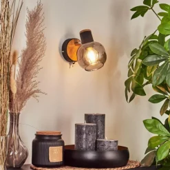 Suspension Verre Fumé-hofstein Applique murale Lexington Écru, 1 lumière