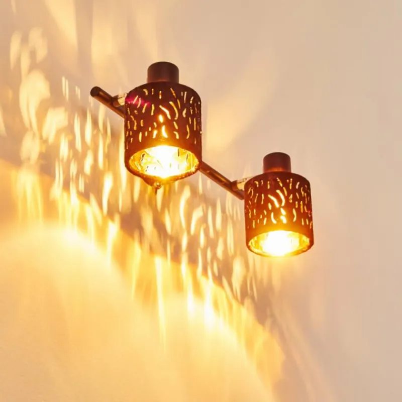 Lampes En Tissu-hofstein Applique murale Liared Noir, 2 lumières