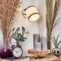 Lampes En Tissu-hofstein Applique murale Lohobe Chrome, 1 lumière