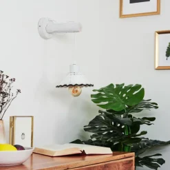 Luminaires Scandinaves-hofstein Applique murale Lomas Blanc, 1 lumière