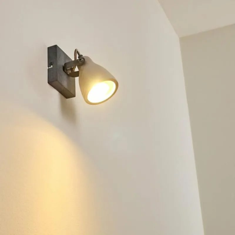 hofstein Applique murale Lomma Gris, 1 lumière* Appliques