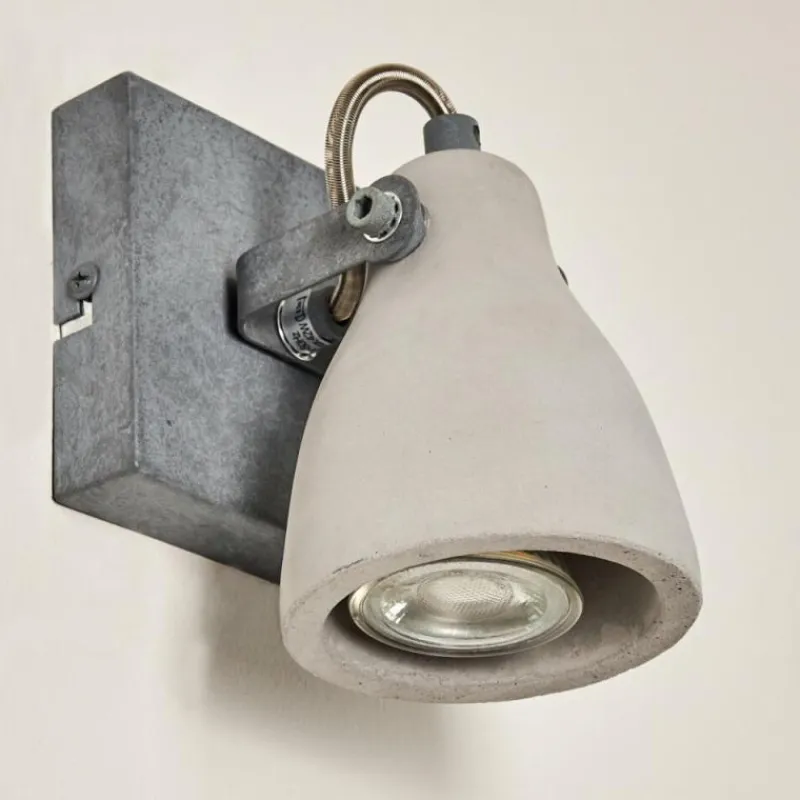 hofstein Applique murale Lomma Gris, 1 lumière* Appliques