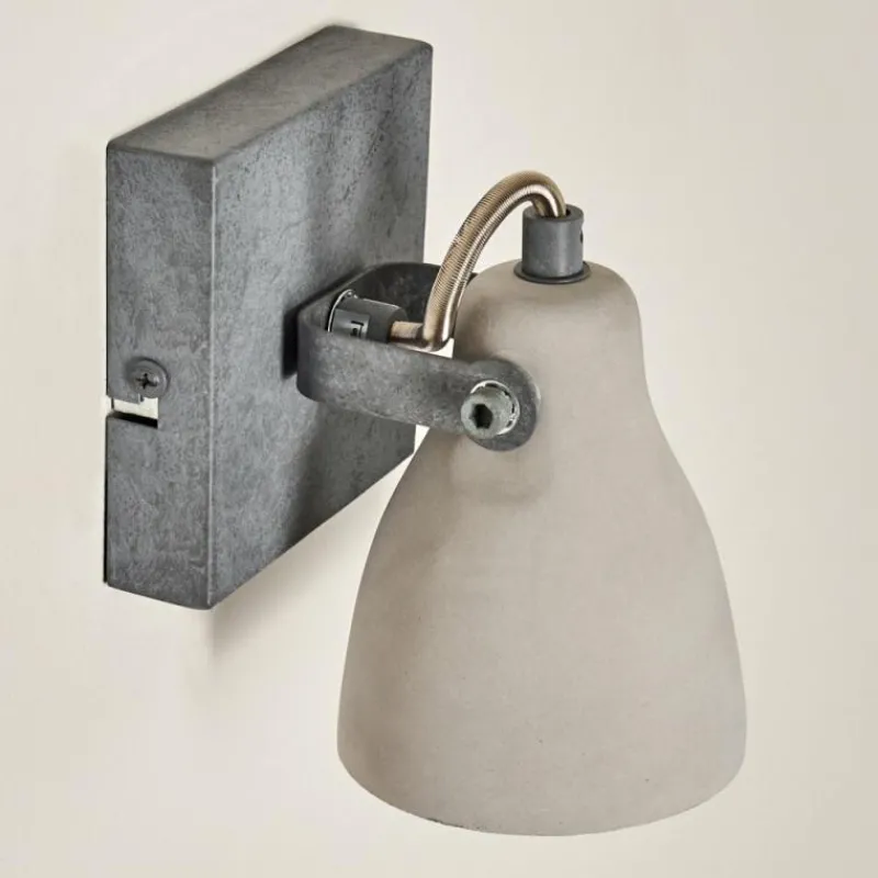 hofstein Applique murale Lomma Gris, 1 lumière* Appliques